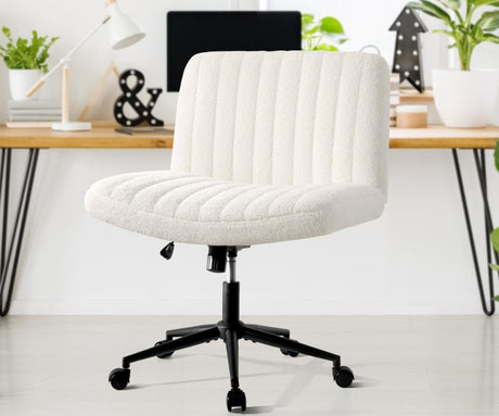 Parisi Retro Mid Back Wide Seat Office Chair |  Adjustable Ultra Comfort Computer Chair