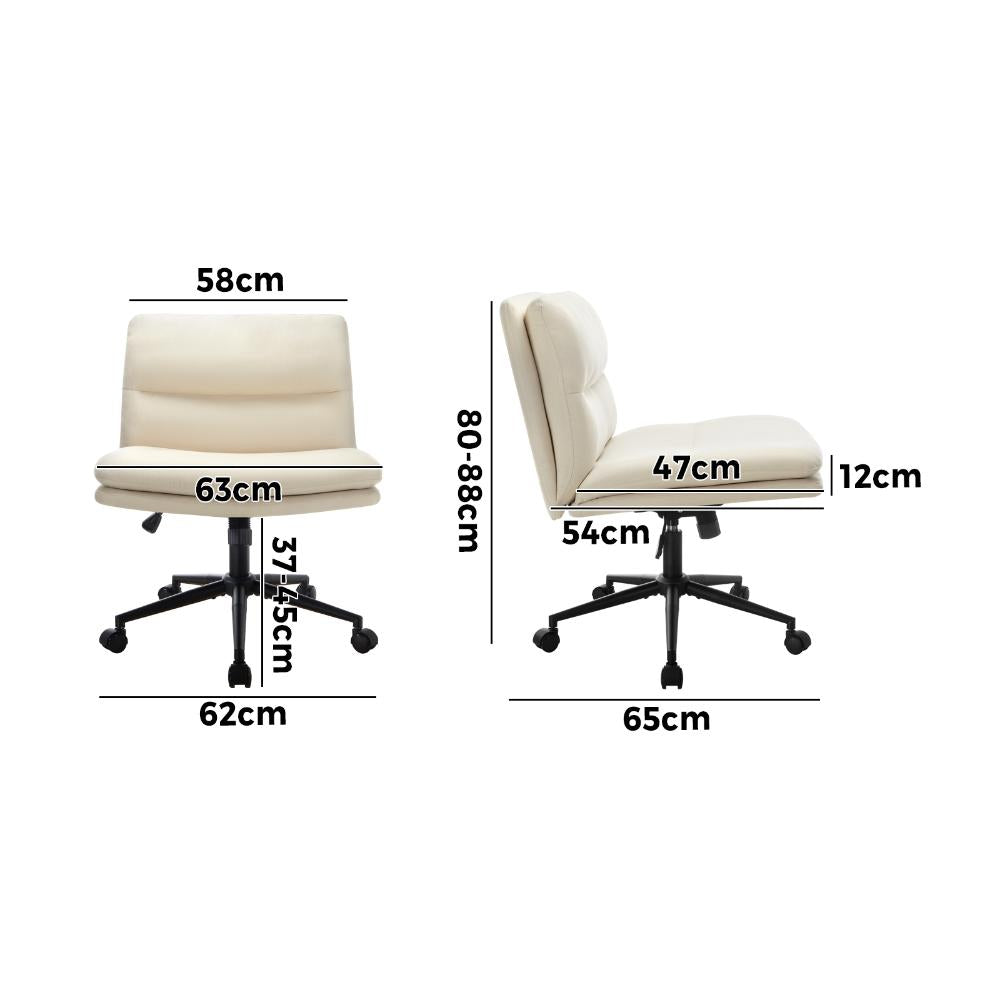 Parisi Modern Mid Back Wide Seat Office Chair | Adjustable Ultra Comfort Computer Chair