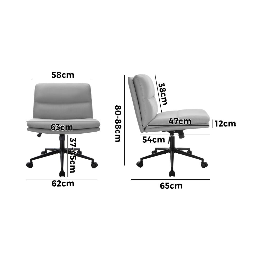 Parisi Modern Mid Back Wide Seat Office Chair | Adjustable Ultra Comfort Computer Chair