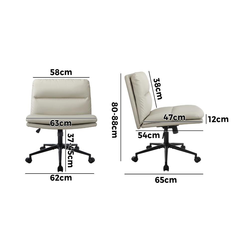 Parisi Modern Mid Back Wide Seat Office Chair | Adjustable Ultra Comfort Computer Chair