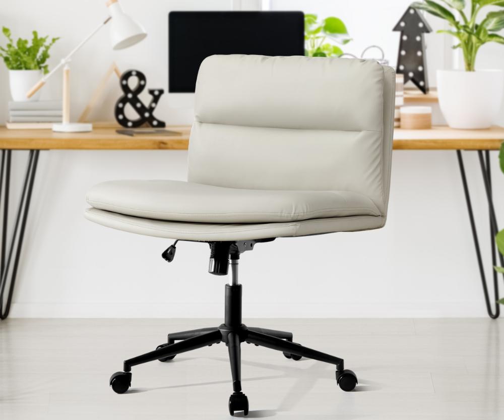 Parisi Modern Mid Back Wide Seat Office Chair | Adjustable Ultra Comfort Computer Chair