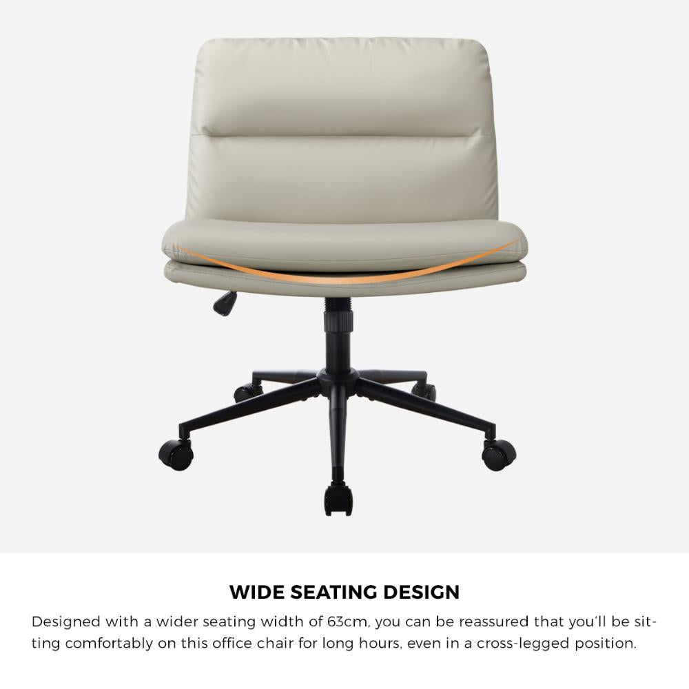 Parisi Modern Mid Back Wide Seat Office Chair | Adjustable Ultra Comfort Computer Chair