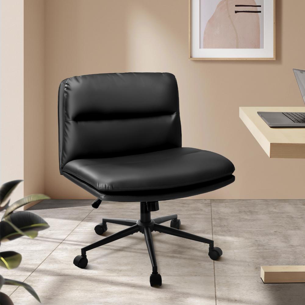 Parisi Modern Mid Back Wide Seat Office Chair | Adjustable Ultra Comfort Computer Chair