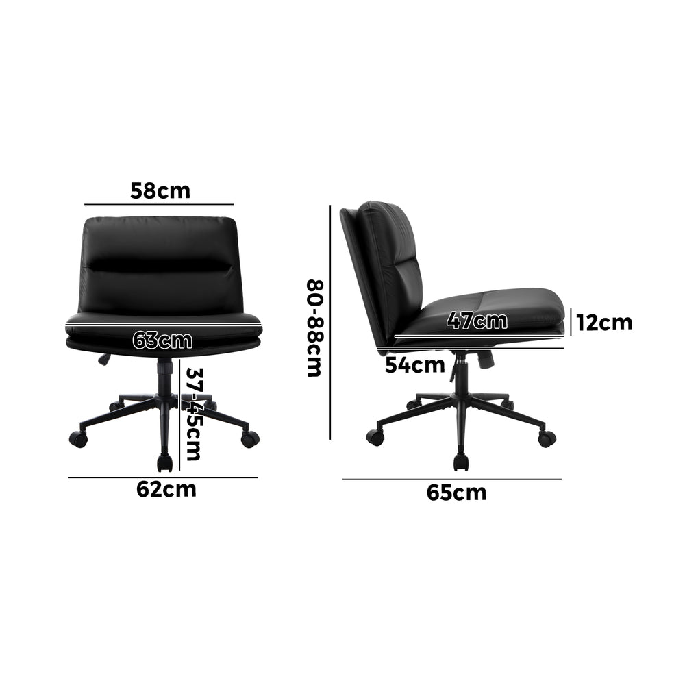 Parisi Modern Mid Back Wide Seat Office Chair | Adjustable Ultra Comfort Computer Chair