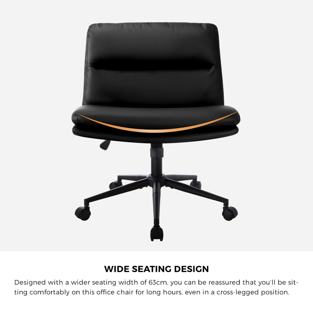 Parisi Modern Mid Back Wide Seat Office Chair | Adjustable Ultra Comfort Computer Chair