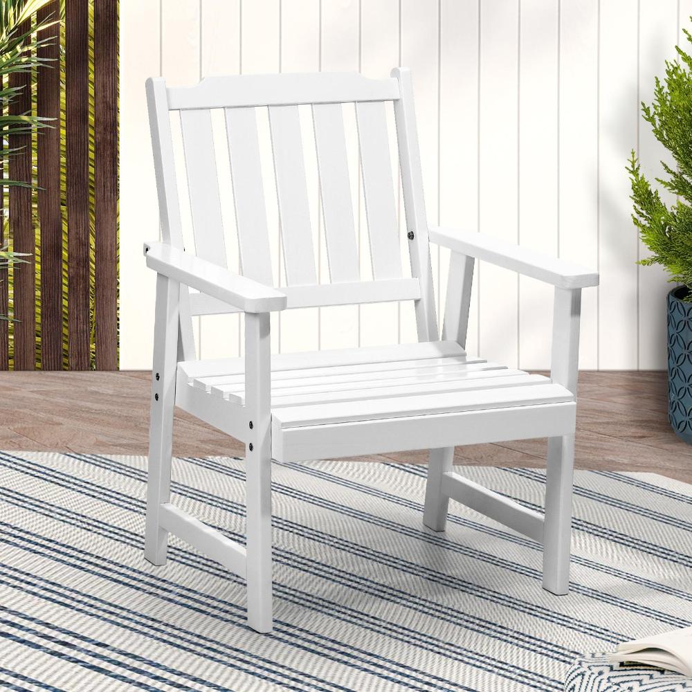 Tatiana Luxe Quality Outdoor Wooden Deck Chairs | Patio Garden High Back Armchairs