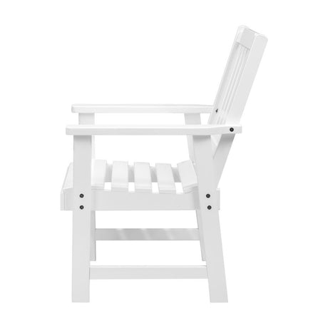 Tatiana Luxe Quality Outdoor Wooden Deck Chairs | Patio Garden High Back Armchairs