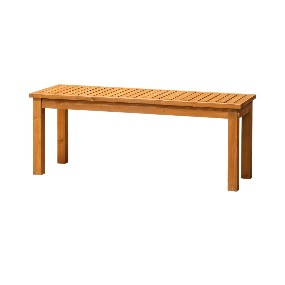 Mileni Wooden Luxe Outdoor Garden Bench | High Quality Weather Resistant Pool Patio Seating Bench