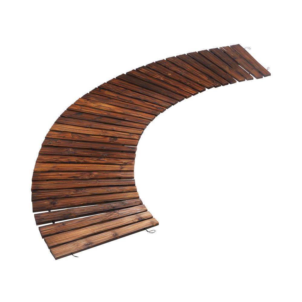 2.4m Wooden Garden Pathway Slats | Portable High Quality Weatherproof Garden Pathway