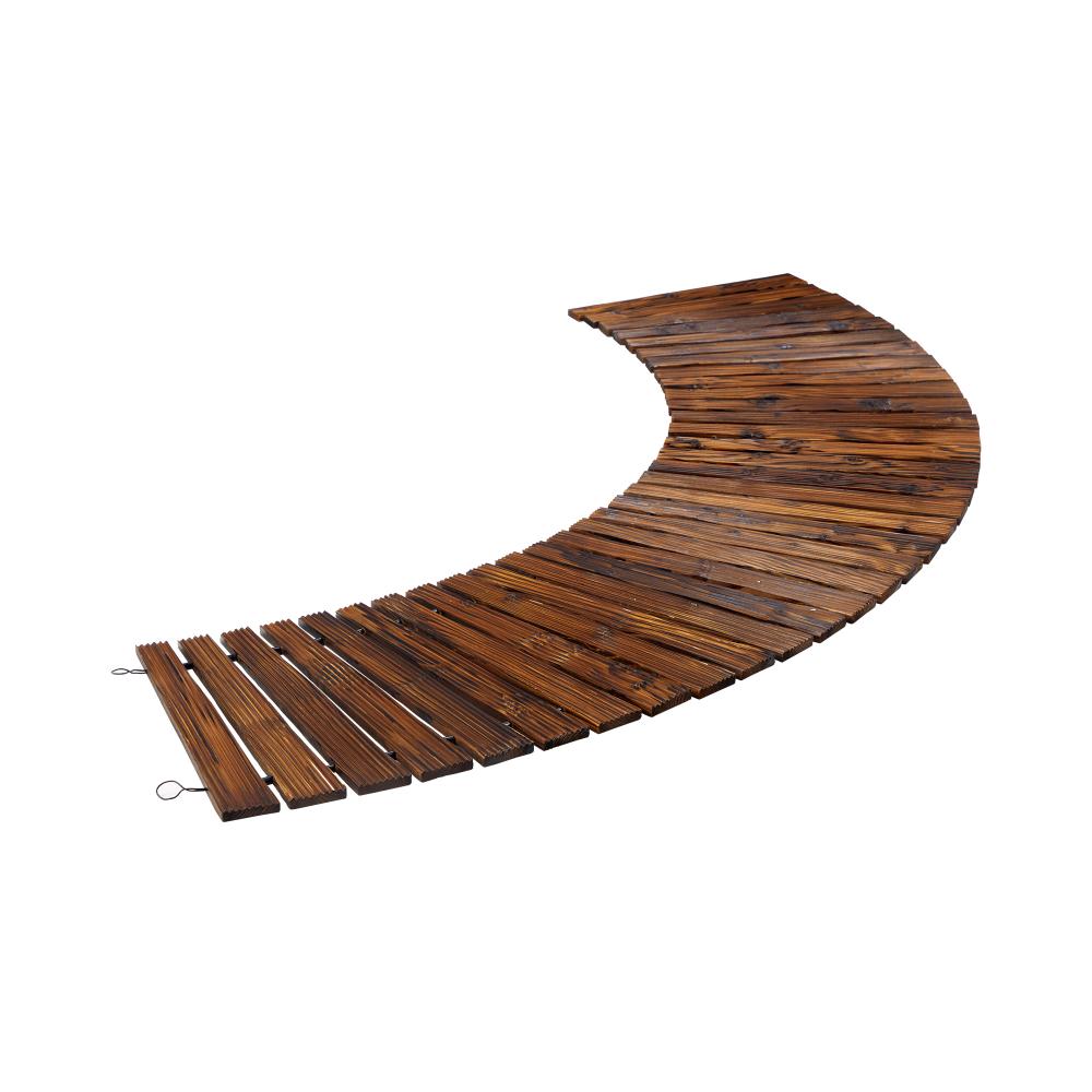 2.4m Wooden Garden Pathway Slats | Portable High Quality Weatherproof Garden Pathway