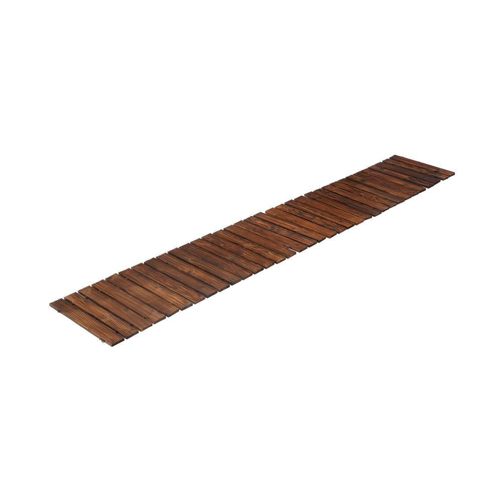 2.4m Wooden Garden Pathway Slats | Portable High Quality Weatherproof Garden Pathway