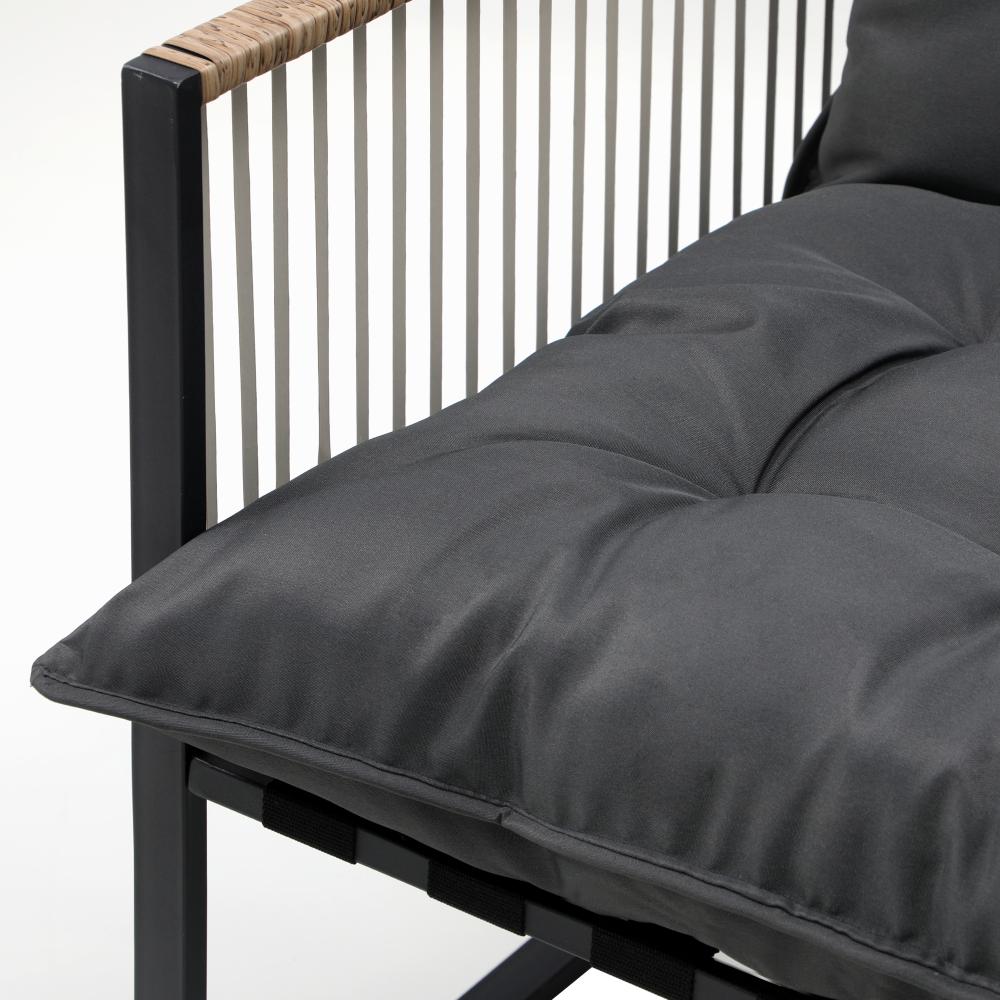 Premium 3 or 5pc Nuvo Table and Chair Outdoor Set | Soft Cushioned Chairs and Table Patio Furniture Set