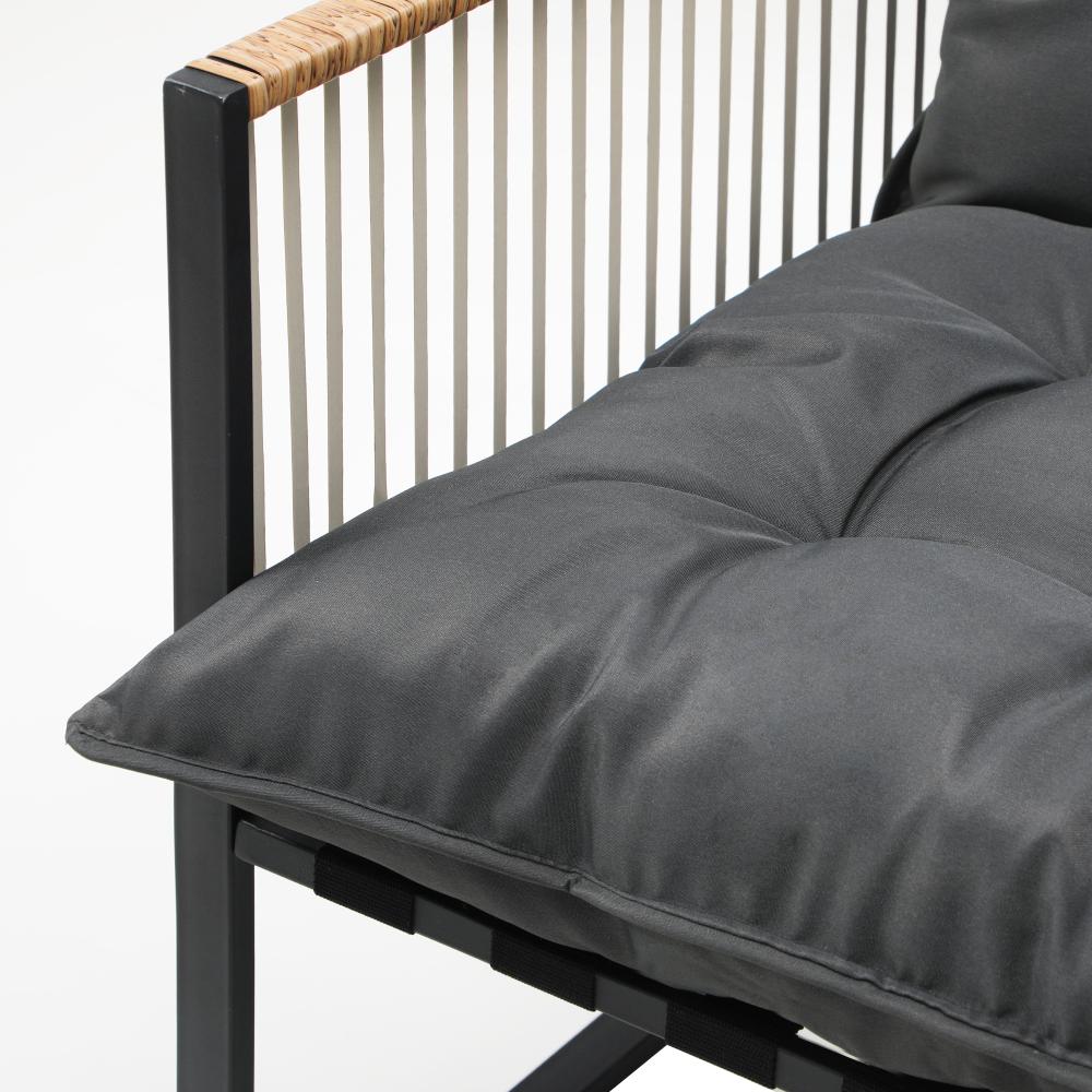 Premium 3 or 5pc Nuvo Table and Chair Outdoor Set | Soft Cushioned Chairs and Table Patio Furniture Set