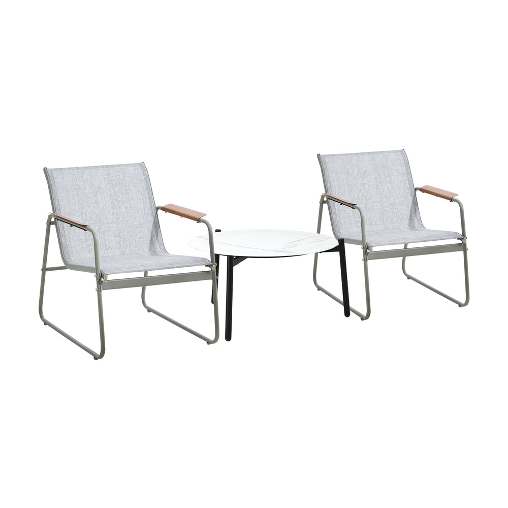 Blanco Nuovo Modern Designer Outdoor Set | 3,4 or 5 Piece White Patio Lounge Table Chair Setting