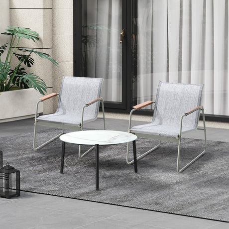 Blanco Nuovo Modern Designer Outdoor Set | 3,4 or 5 Piece White Patio Lounge Table Chair Setting