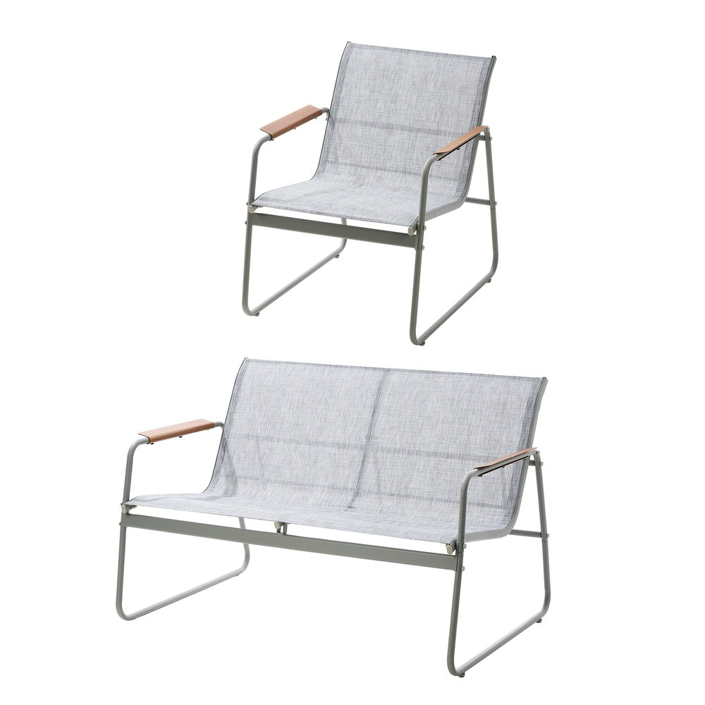 Blanco Nuovo Modern Designer Outdoor Set | 3,4 or 5 Piece White Patio Lounge Table Chair Setting