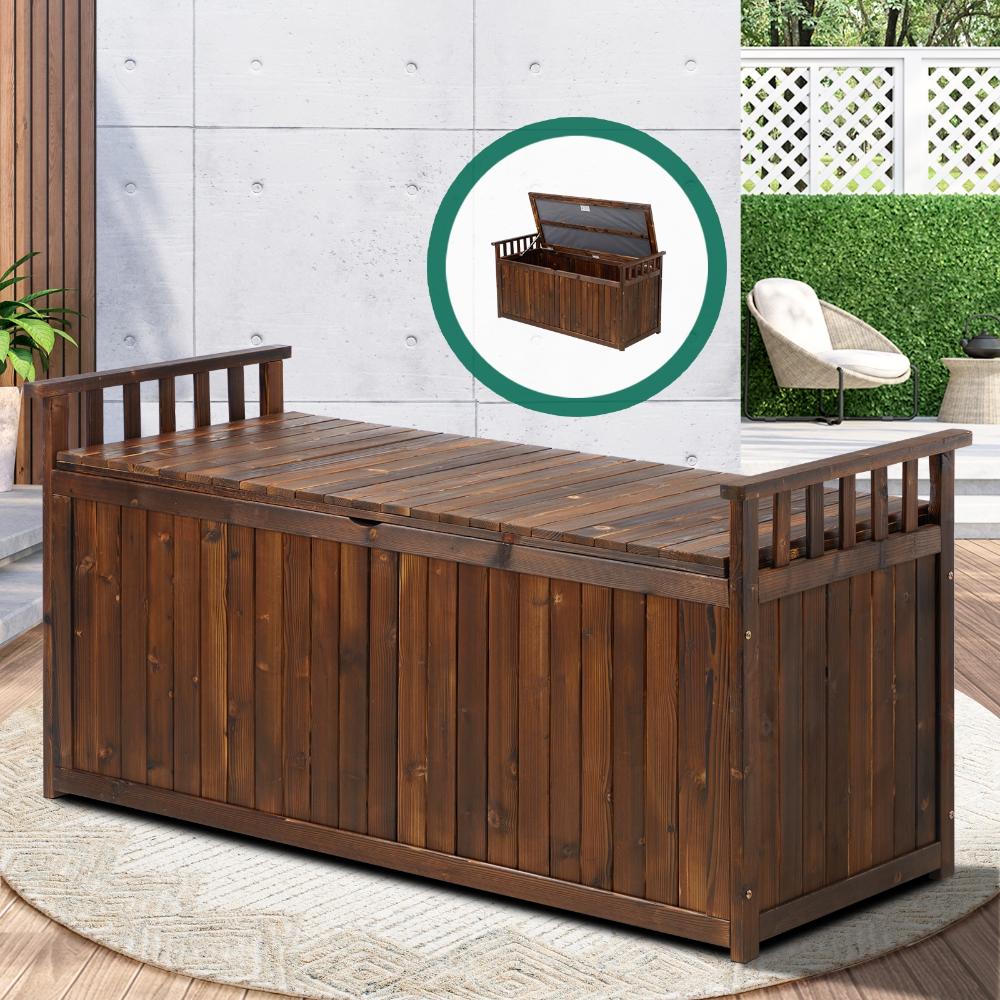 Two in One Extra Large 500L Outdoor Storage Box and Garden Bench | Premium Garden Storage and Seating Bench