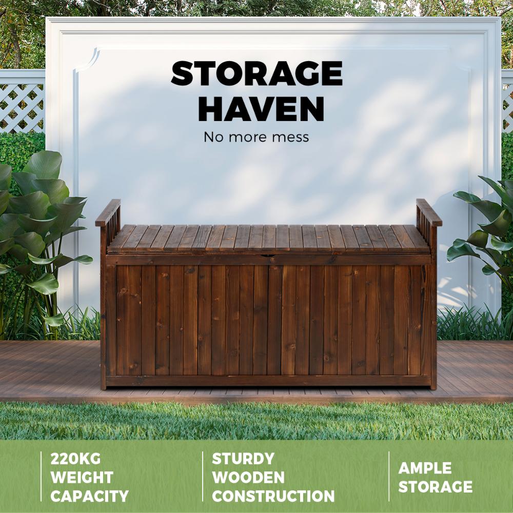 Two in One Extra Large 500L Outdoor Storage Box and Garden Bench | Premium Garden Storage and Seating Bench