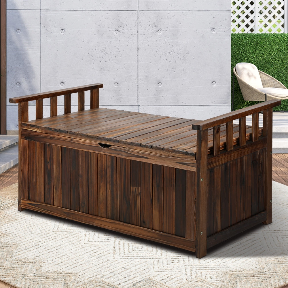 Two in One 160L Outdoor Storage Box and Garden Bench | Premium Garden Storage and Seating Bench