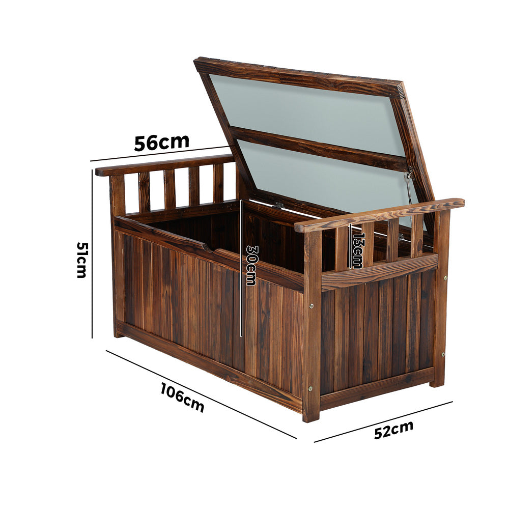 Two in One 160L Outdoor Storage Box and Garden Bench | Premium Garden Storage and Seating Bench