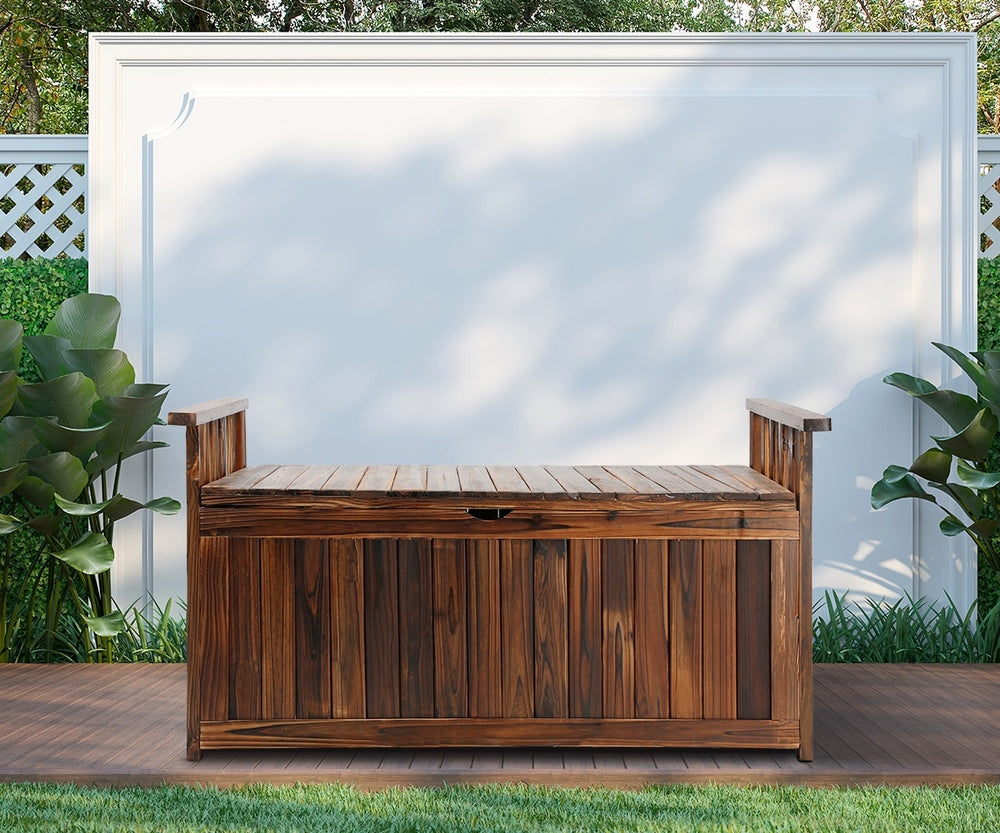 Two in One 160L Outdoor Storage Box and Garden Bench | Premium Garden Storage and Seating Bench