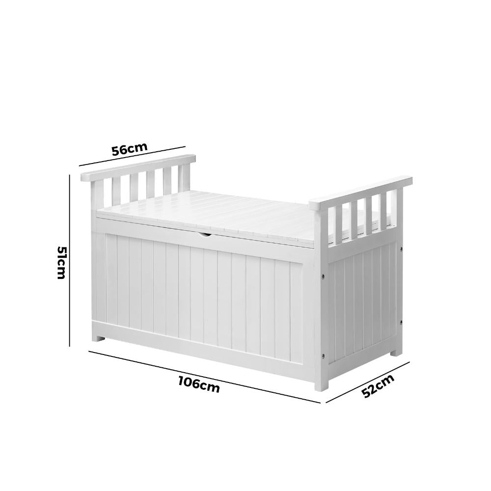 Two in One 160L Outdoor Storage Box and Garden Bench | Premium Garden Storage and Seating Bench