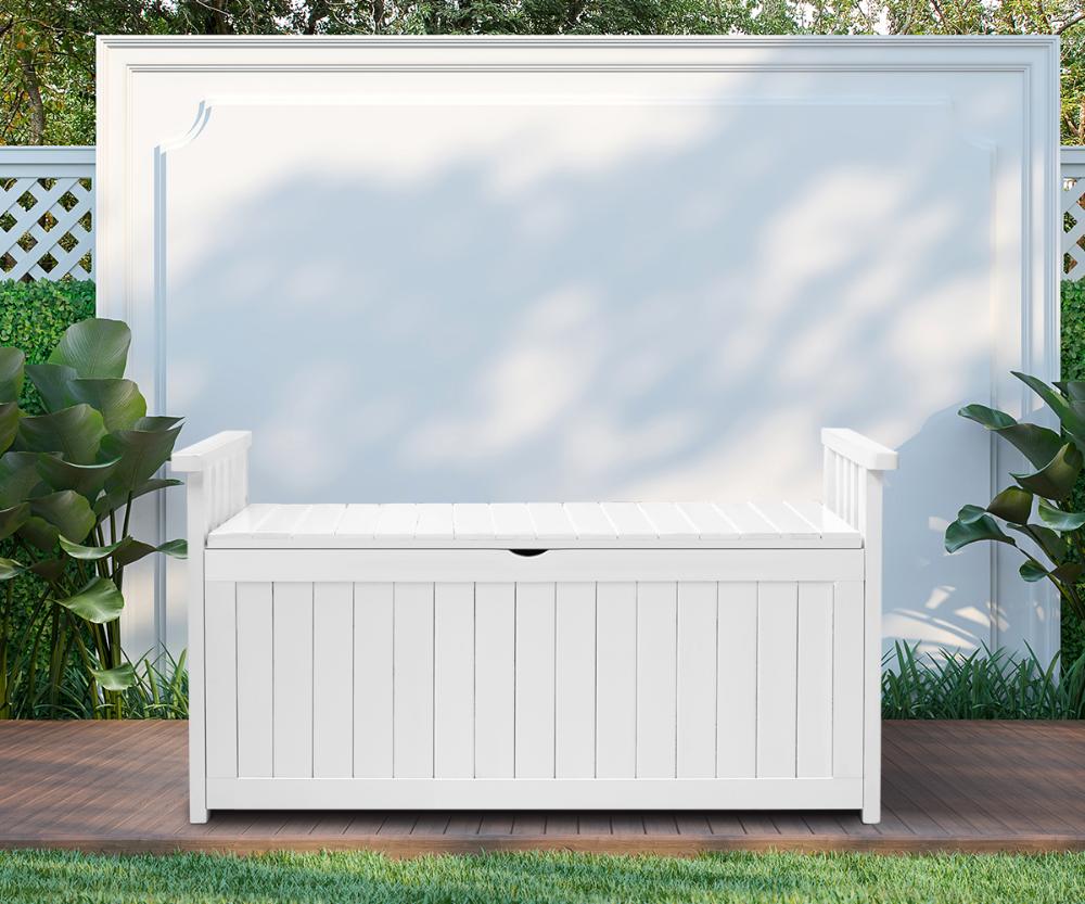 Two in One 160L Outdoor Storage Box and Garden Bench | Premium Garden Storage and Seating Bench