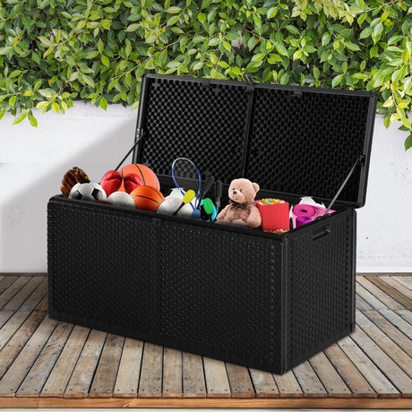 Super Premium 310L Outdoor Storage Box and Bench | Lockable Weatherproof Garden Storage Box