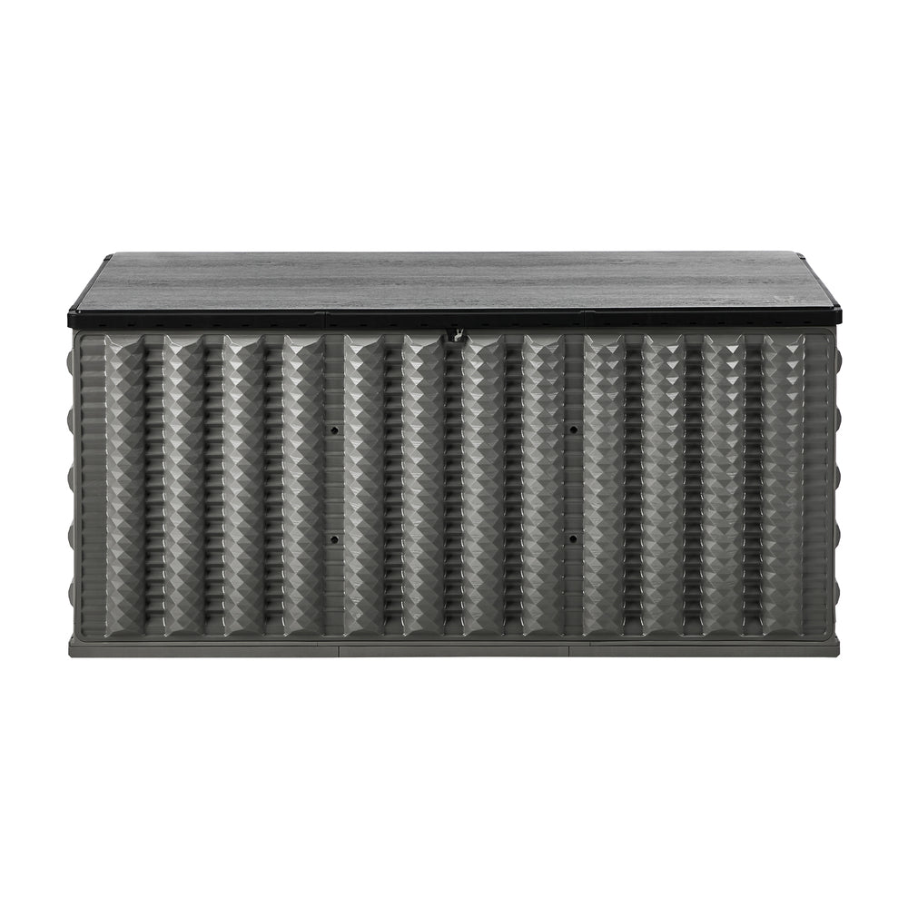 Forte 680L Extra Large Weatherproof Outdoor Storage Box | Foldable Pool Garden Storage Box