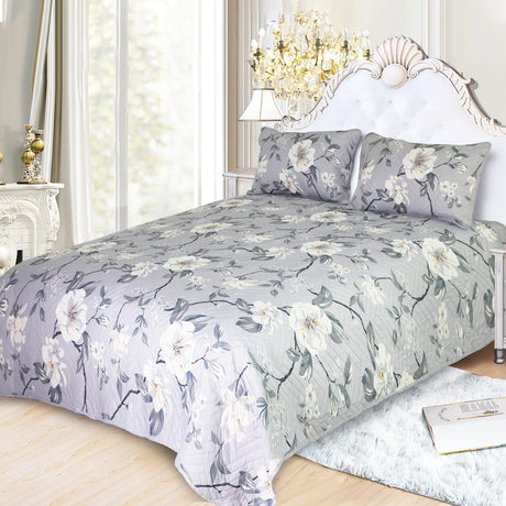 Ramesses Allure Soft Printed Comforter Set | Bright Designs Modern Coverlet Set