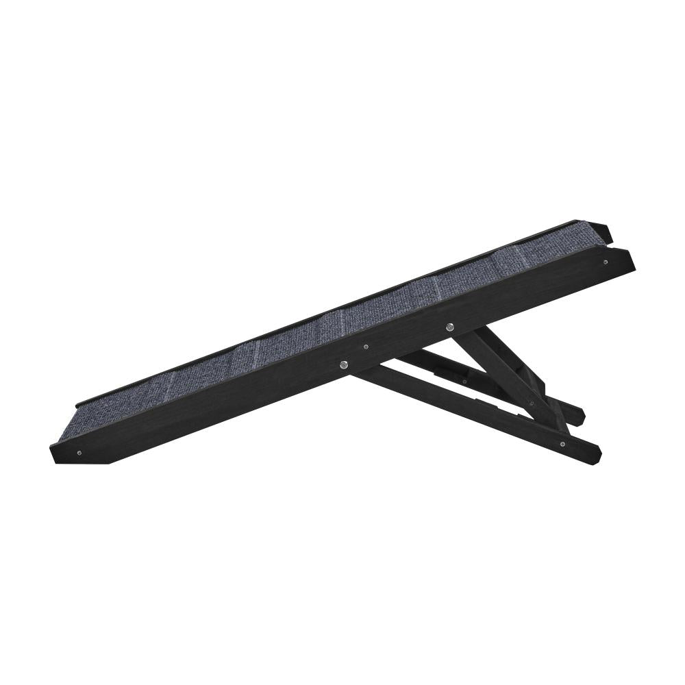 90cm Adjustable Pet Ramp with Extra Grip | Foldable Travel Dog Stairs