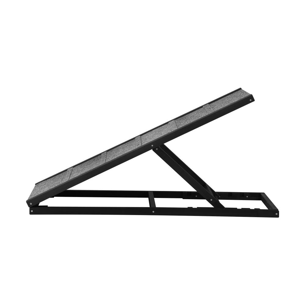 Adjustable Height Indoor Outdoor Foldable Pet Ramp | Dog Stairs Travel Ramp Extra Grip