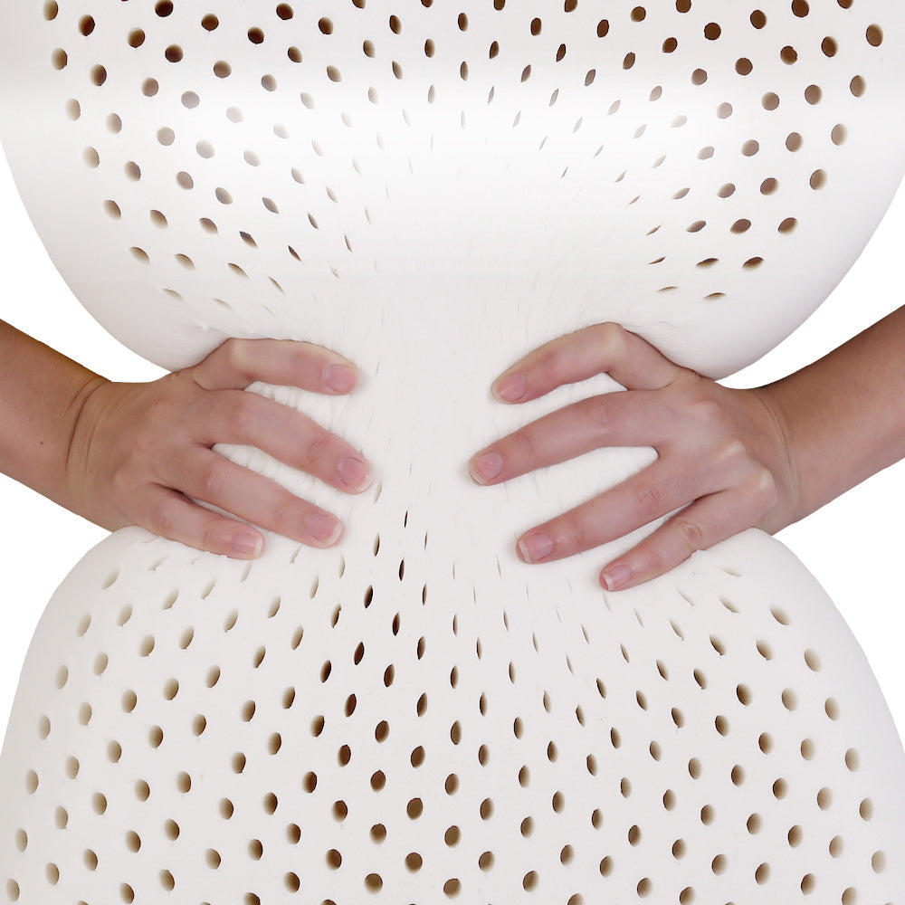 Set of Two Essezna Natural Latex Airmax Pillows | Comfortable Breathable Support Pillows