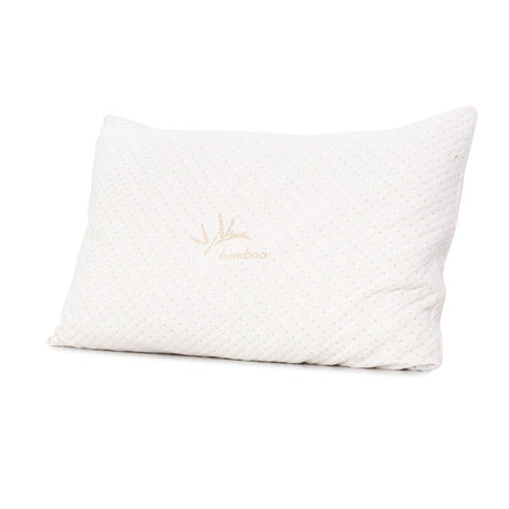 Essenza Two Bamboo Memory Foam Pillows | Cooling Gel Infused Sleep Support Pillows