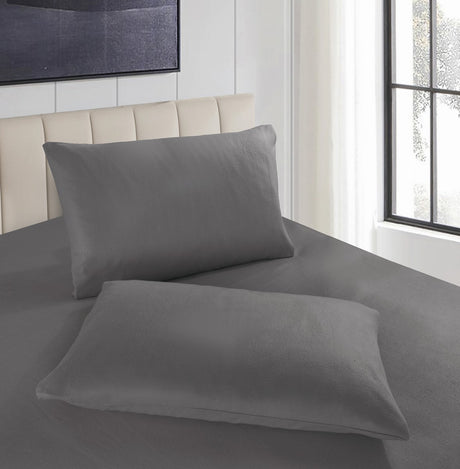 Ultra Soft Cashmere Touch Polar Fleece Style Flannel Fitted Sheet Combo Set | Warm Winter Sheets
