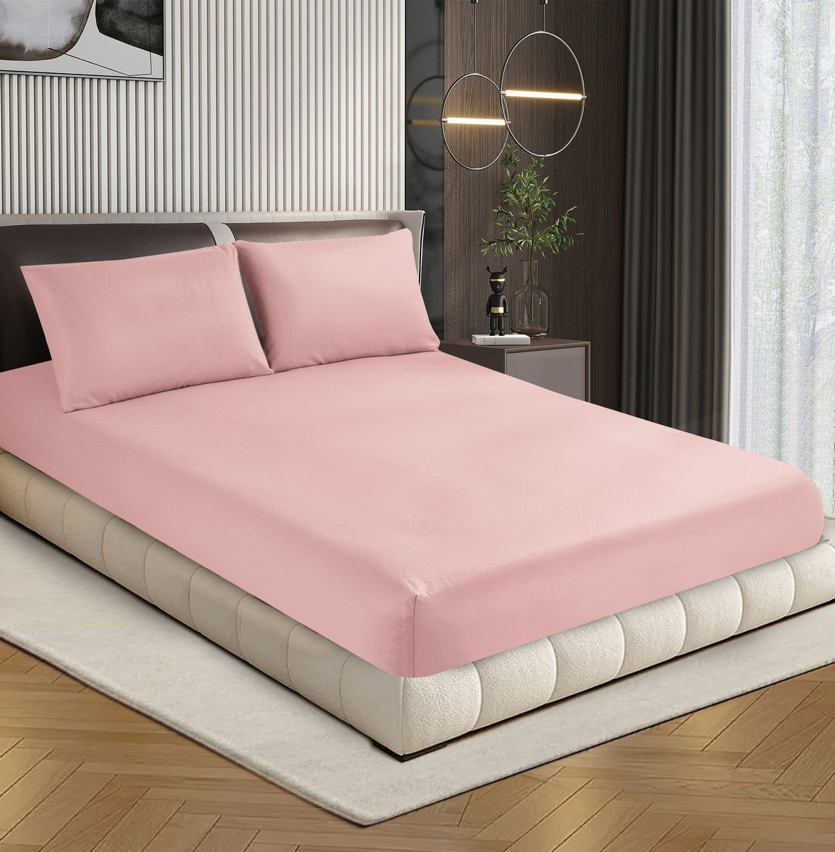 Ultra Soft Cashmere Touch Polar Fleece Style Flannel Fitted Sheet Combo Set | Warm Winter Sheets