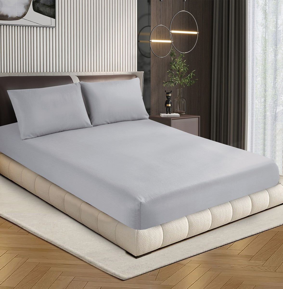 Ultra Soft Cashmere Touch Polar Fleece Style Flannel Fitted Sheet Combo Set | Warm Winter Sheets