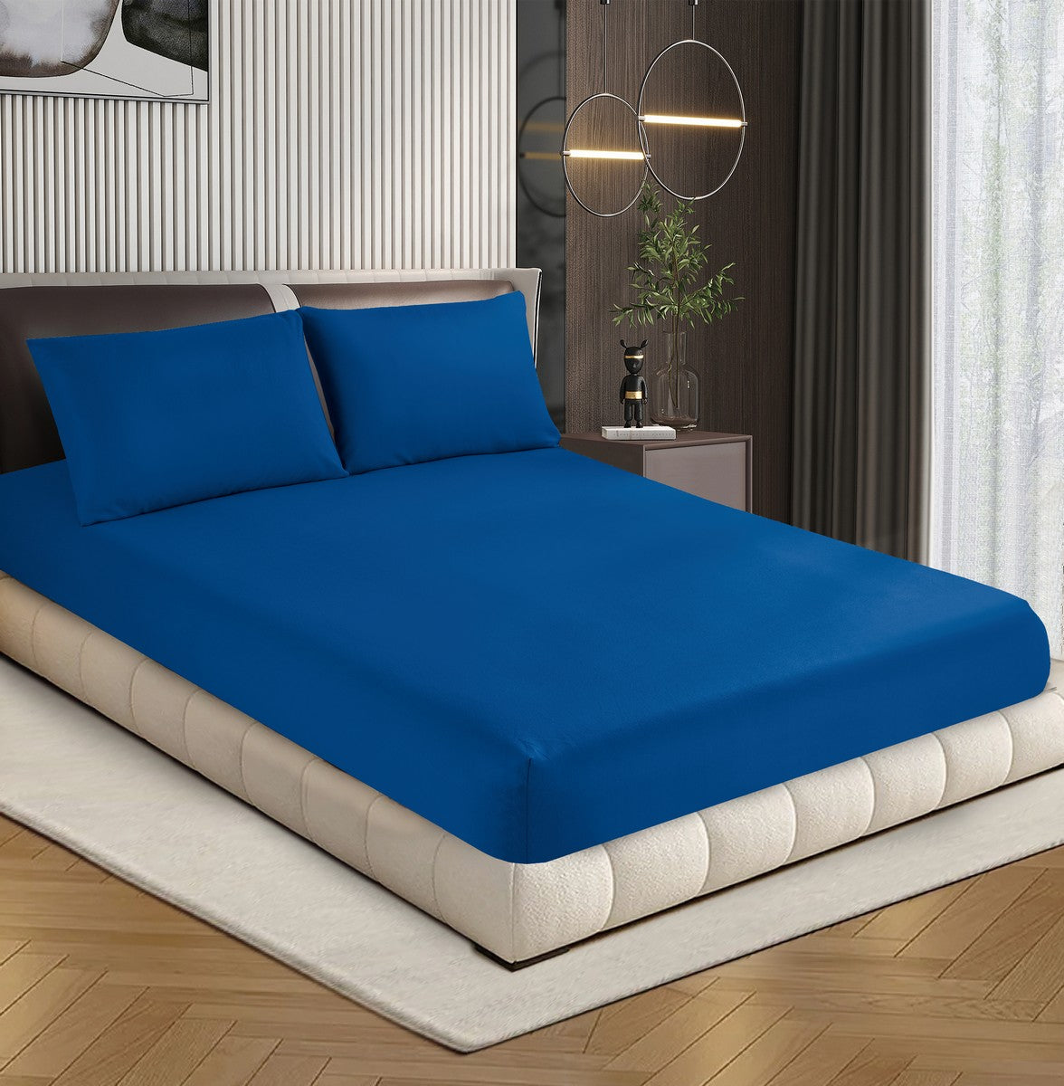 Ultra Soft Cashmere Touch Polar Fleece Style Flannel Fitted Sheet Combo Set | Warm Winter Sheets