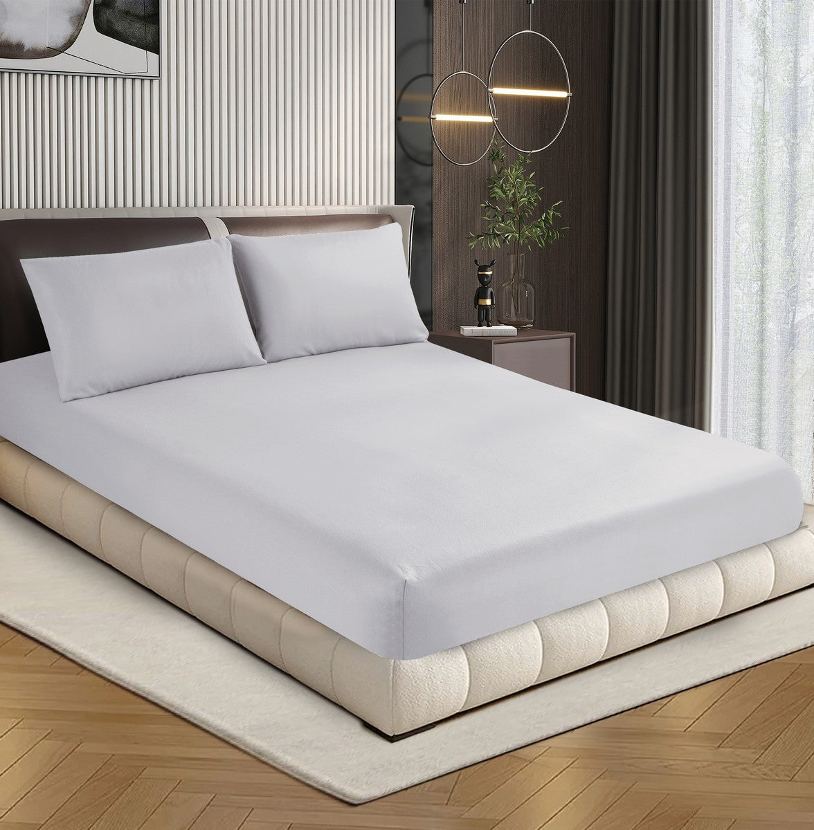 Ultra Soft Cashmere Touch Polar Fleece Style Flannel Fitted Sheet Combo Set | Warm Winter Sheets