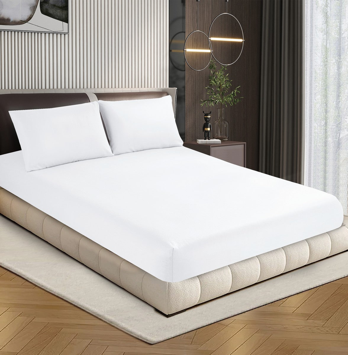 Ultra Soft Cashmere Touch Polar Fleece Style Flannel Fitted Sheet Combo Set | Warm Winter Sheets