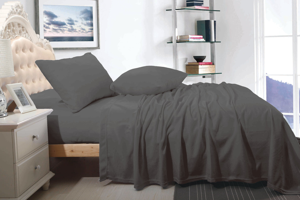 Ultra Soft Cashmere Touch Polar Fleece Style Flannel Sheet Set | Warm Winter Sheets