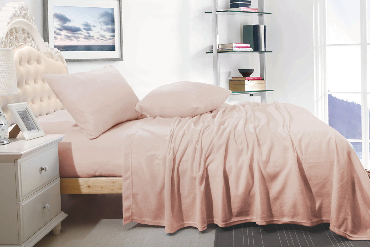 Ultra Soft Cashmere Touch Polar Fleece Style Flannel Sheet Set | Warm Winter Sheets