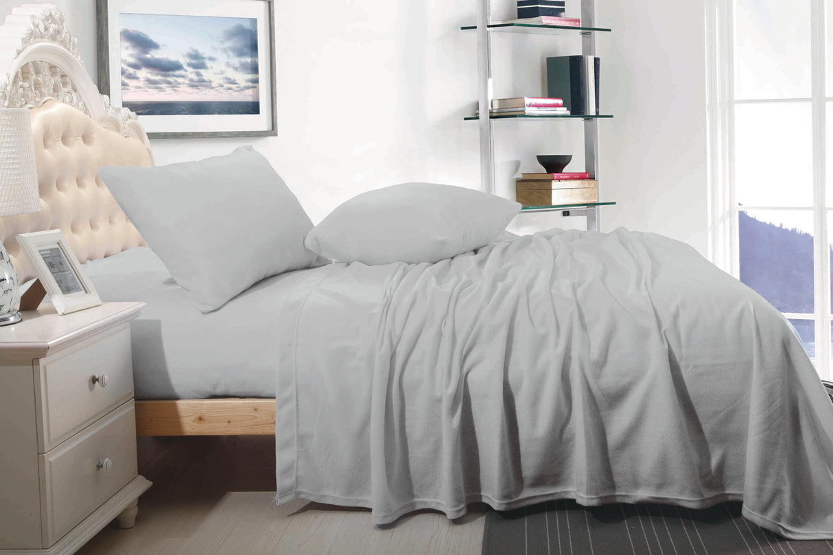 Ultra Soft Cashmere Touch Polar Fleece Style Flannel Sheet Set | Warm Winter Sheets
