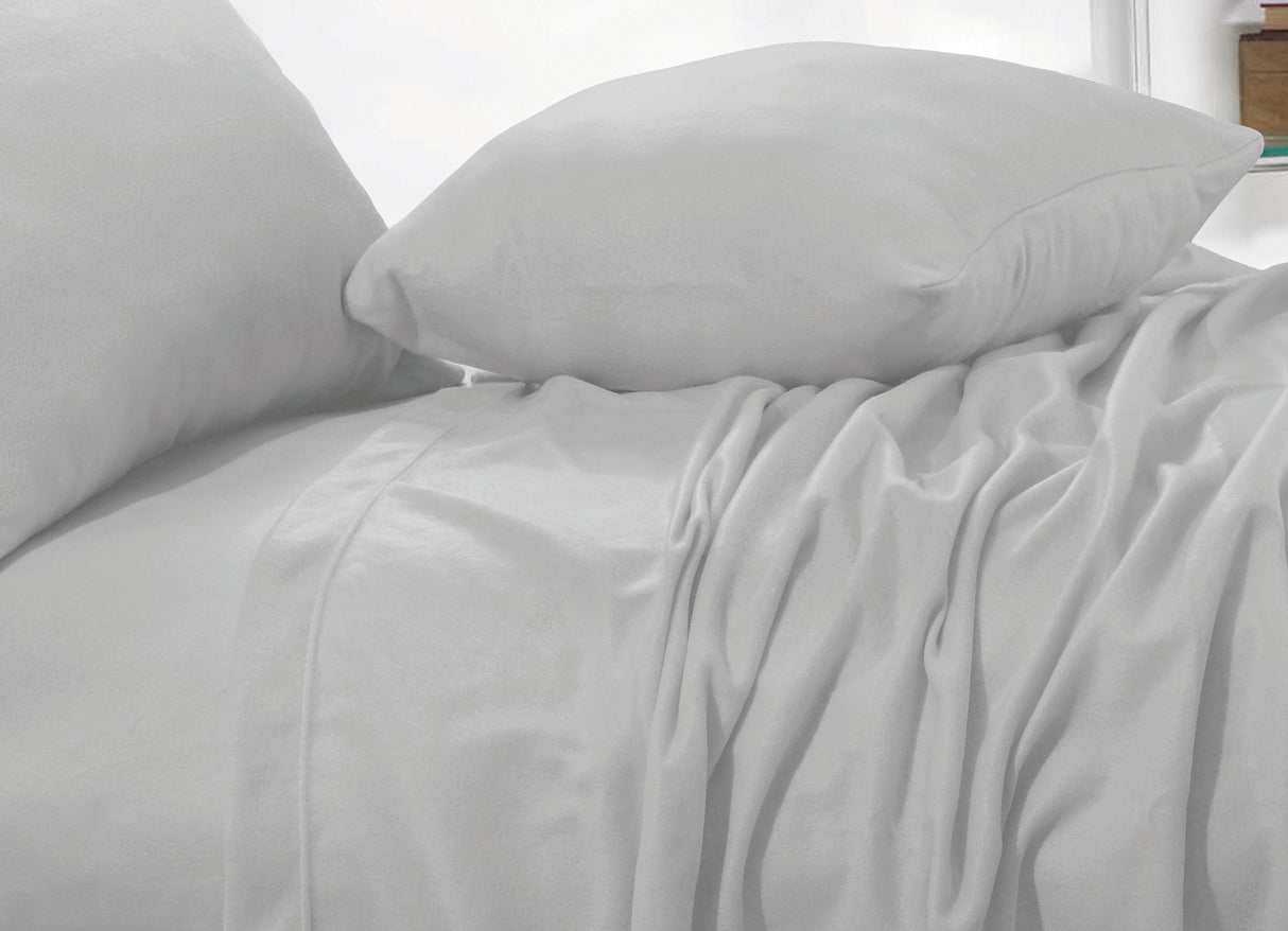 Ultra Soft Cashmere Touch Polar Fleece Style Flannel Sheet Set | Warm Winter Sheets