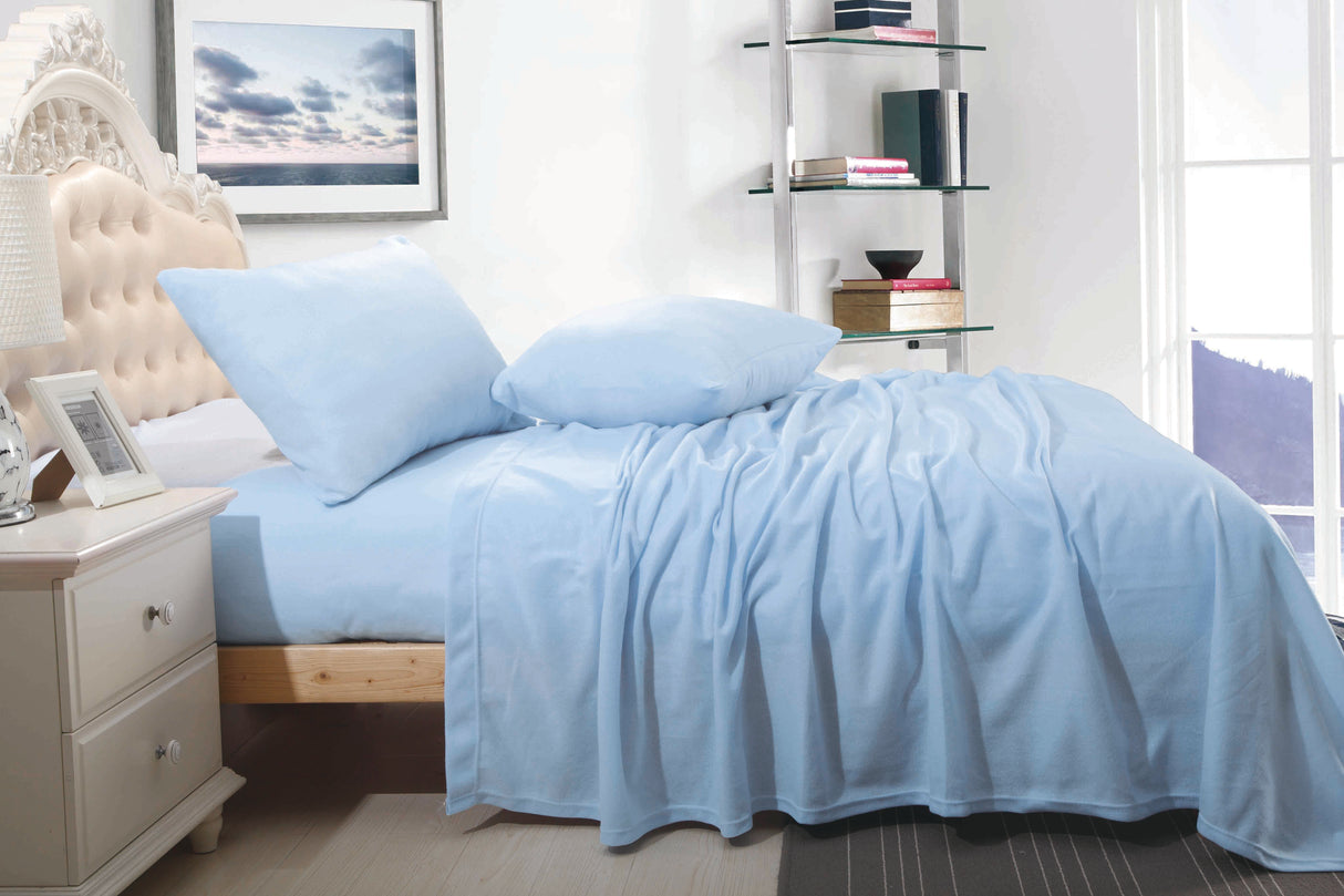 Ultra Soft Cashmere Touch Polar Fleece Style Flannel Sheet Set | Warm Winter Sheets