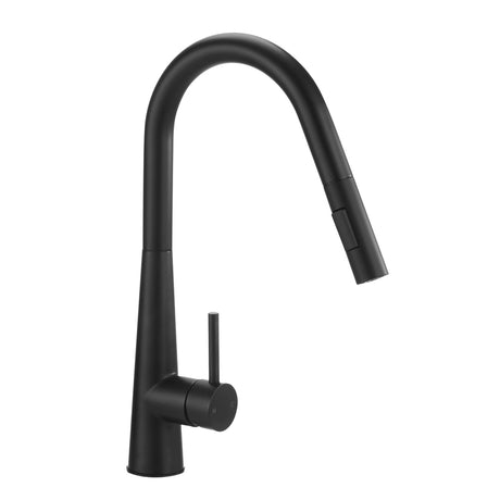 Miazzi Quality Pull Out Kitchen Mixer Tap in Black or Gun Metal | WELS 6 Kitchen Mixer Spray Faucet