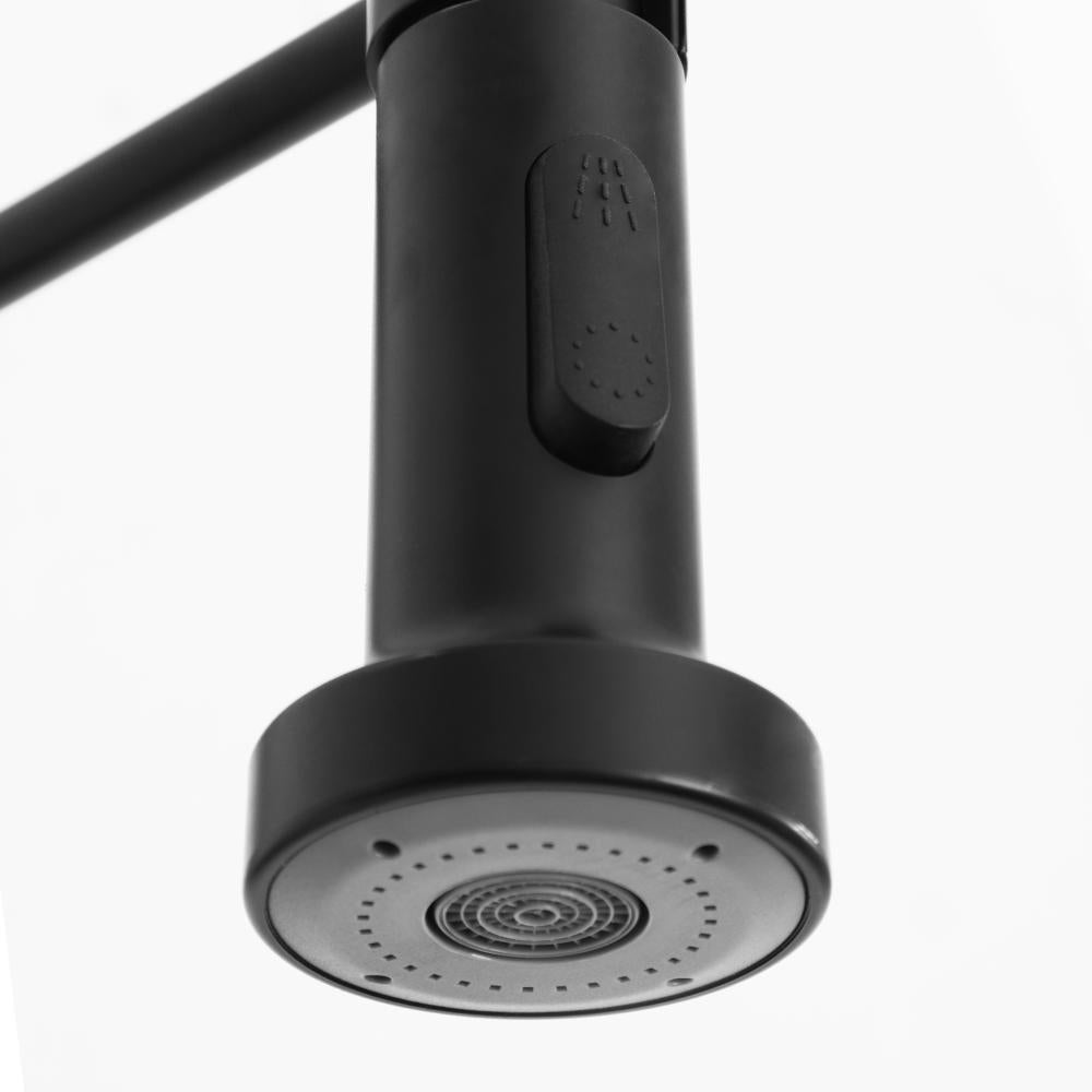 Super High Quality Pull Out Kitchen Mixer Tap in Black or Chrome | WELS 6 Kitchen Mixer Spray Faucet