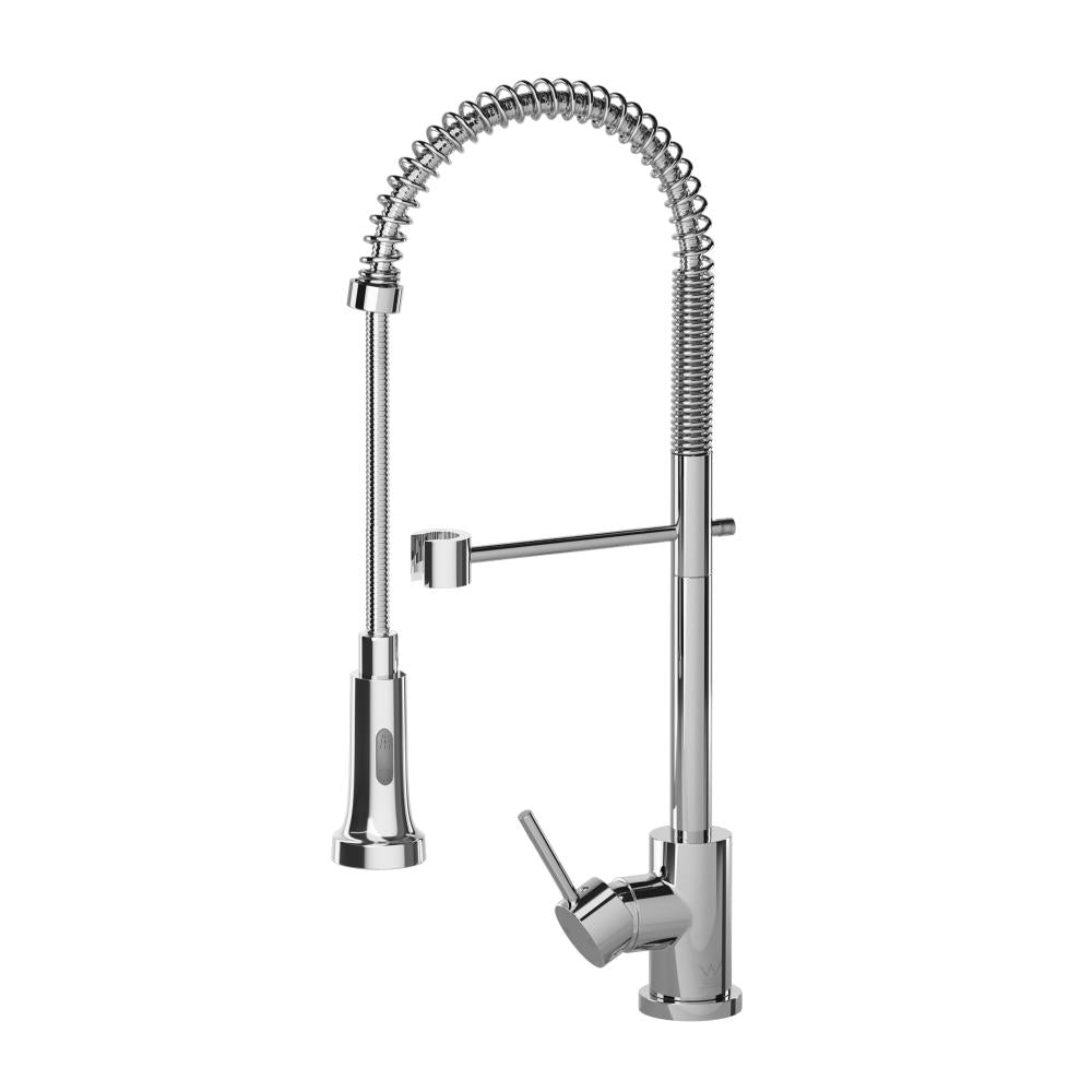 Super High Quality Pull Out Kitchen Mixer Tap in Black or Chrome | WELS 6 Kitchen Mixer Spray Faucet