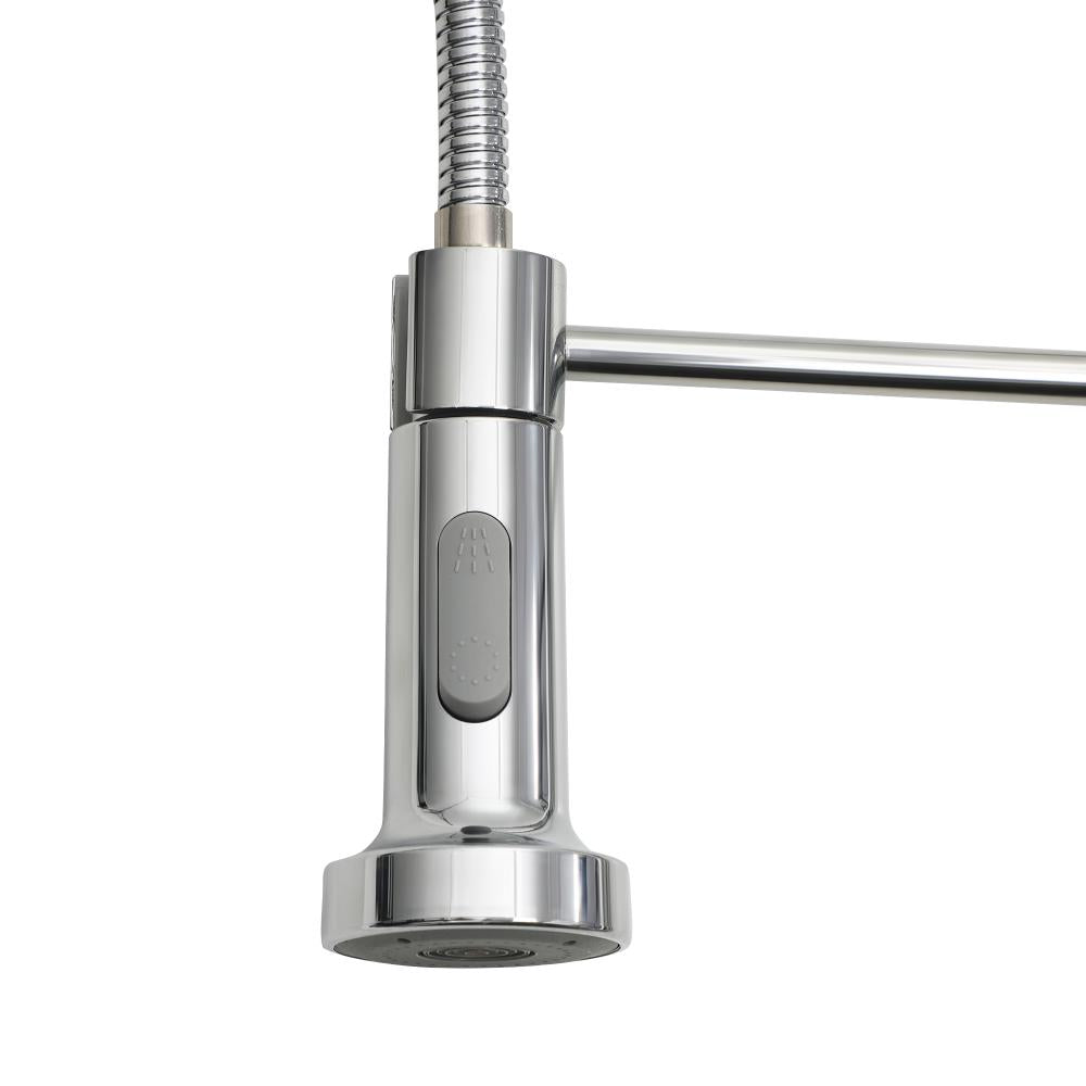 Super High Quality Pull Out Kitchen Mixer Tap in Black or Chrome | WELS 6 Kitchen Mixer Spray Faucet