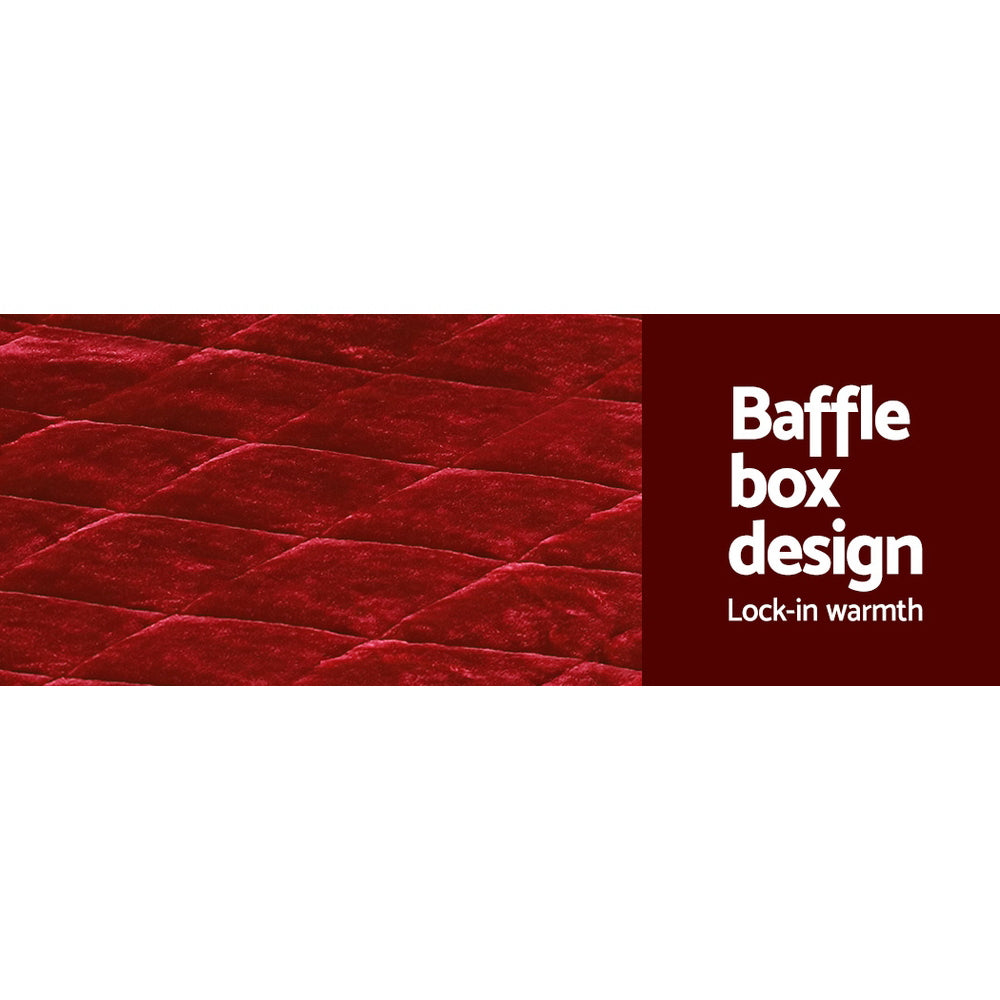 Nuvola Soft Touch Faux Mink Thermal 500GSM Comforter Set | 3pc Ultra Warm Bedding Quilt Set